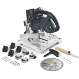 Festool SYMC 70 EB-Basic  216mm 36V Li-Ion Airstream & Bluetooth Brushless Cordless Single-Bevel  Mitre Saw - Bare