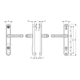 Smith & Locke  Door Handles Pair Matt Black