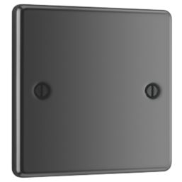 LAP  1-Gang Blanking Plate Black Nickel