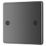 LAP  1-Gang Blanking Plate Black Nickel