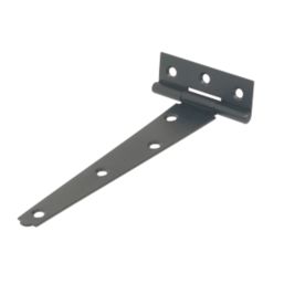 Black Powder-Coated Light Duty Tee Hinges 152mm 2 Pack