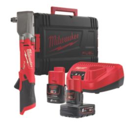 Milwaukee M12 FRAIWF12-622X FUEL 12V 2 x 2.0 / 6.0Ah Li-Ion RedLithium Brushless Cordless Right Angle Impact Wrench