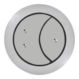 Flomasta  Dual-Flush Button Chrome