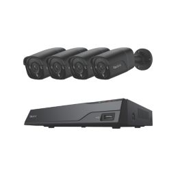 Reolink NVS8-8MB4-B 16TB 8-Channel 4K PoE NVR Kit  & 4 x 4K Indoor & Outdoor Cameras