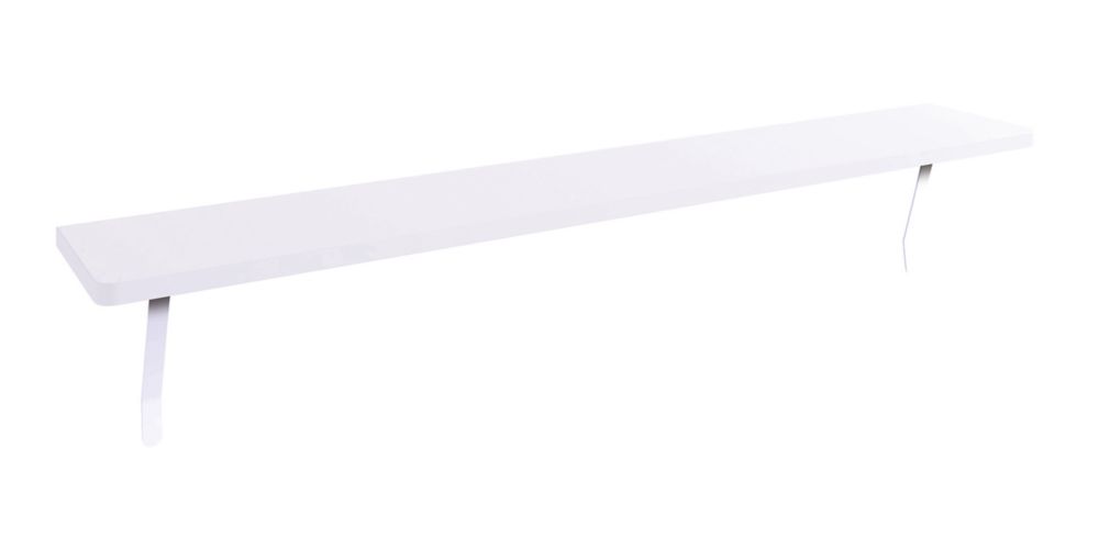 RB UK White Matte Radiator Shelf 900mm x 150mm x 18mm - Screwfix