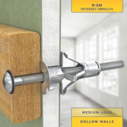 Rawlplug  Hollow Wall Anchors M6 x 37mm 20 Pack