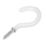 Essentials  White Cup Hooks 4mm x 55mm 10 Pack