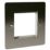 LAP  2-Module Modular Faceplate Black Nickel