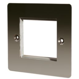 LAP  2-Module Modular Faceplate Black Nickel