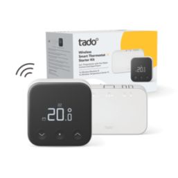 Tado X Wireless Heating & Hot Water Boiler Programmer & Smart Thermostat Starter Kit White