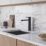 ETAL Servan Single Lever Kitchen Mixer Tap Matt Black