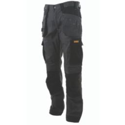 DEWALT Barstow Holster Work Trousers Charcoal Grey 30" W 31" L