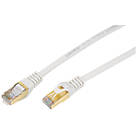 Labgear White Shielded RJ45 Cat 7 Ethernet Patch Lead 20m