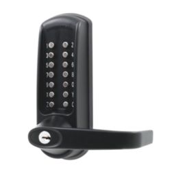 Codelocks  Push-Button Lock with Mortice Latch  86mm Matt Black