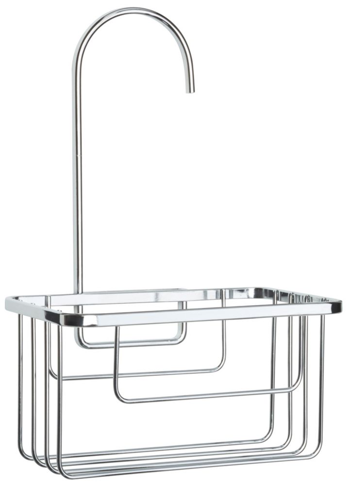 Croydex 1Tier HookOver Shower Caddy Chrome Screwfix