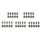 Bosch Pro 1/4" Hex Shank Mixed Impact Screwdriver Bits 25 Pieces