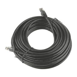 Labgear Black Unshielded RJ45 Cat 6 Patch Lead 20m