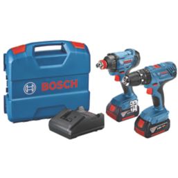 Bosch 0615990M53 18V 2 x 4.0Ah Li-Ion CoolPack  Cordless Twin Pack