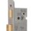 Smith & Locke Fire Rated  5 Lever Satin Nickel Architectural Sash Lock 65mm Case - 44mm Backset