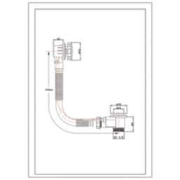 Highlife Bathrooms Pop-Up Bath Waste Chrome