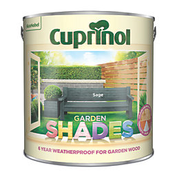 Cuprinol Garden Shades Wood Paint Matt Sage 2.5Ltr
