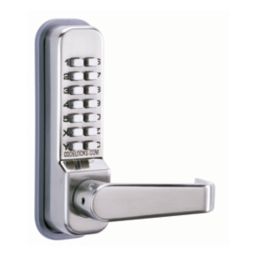 Codelocks  Medium Duty Push-Button Lock with Code-Free Mode 58mm Stainless Steel