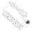 Essentials 13A 4-Gang Unswitched  Extension Lead White 2m