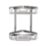 Croydex  2-Tier Corner Basket Chrome