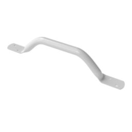 Nymas NymaPRO Straight Household Flat End Steel Grab Rail White 455mm