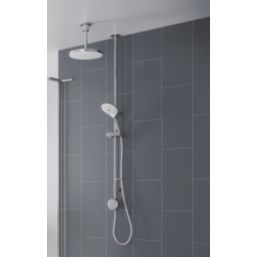 Mira Activate with ColdBoost Gravity-Pumped Ceiling-Fed Dual Outlet Chrome Thermostatic Digital Mixer Shower