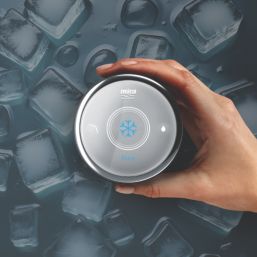 Mira Activate with ColdBoost Gravity-Pumped Ceiling-Fed Dual Outlet Chrome Thermostatic Digital Mixer Shower