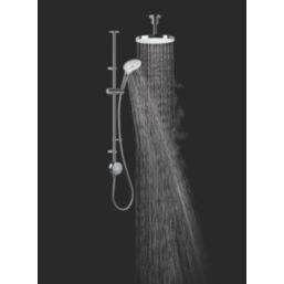 Mira Activate with ColdBoost Gravity-Pumped Ceiling-Fed Dual Outlet Chrome Thermostatic Digital Mixer Shower