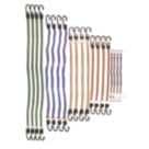 Pearl Consumables Assorted Luggage Straps 20 Pieces