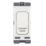 Hager Sollysta WMGSDP2/CHD 20A Grid 2-Pole Cooker Hood Switch White  with White Inserts