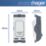 Hager Sollysta WMGSDP2/CHD 20A Grid 2-Pole Cooker Hood Switch White  with White Inserts