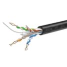 Labgear Cat 6 Black  4-Pair 8-Core Unshielded Ethernet Cable 305m Box