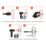 Bullfix PRO-XTR-24 Extra Heavy Duty Plasterboard Fixings 24mm x 78mm 24 Pack