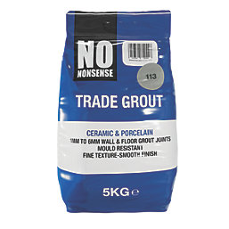 No Nonsense  Wall & Floor Grout Cement Grey 5Ltr
