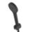 Swirl Bonda Black 192mm Deck Mounted Dual Control Manual Shower Mixer Tap