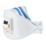 3M 9322+ Aura Cool Flow Comfort Disposable Valved Masks P2 2 Pack