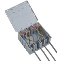 Wago  41A Junction Box 55 x 126 x 115mm Grey