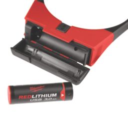 Milwaukee L4 NL400-301 Rechargeable LED Neck Light Red/Black 400lm