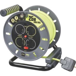 PRO XT OMU2513 13A 4-Gang 25m  Cable Reel 240V