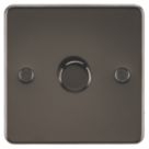 Knightsbridge  1-Gang 2-Way LED Intelligent Dimmer Switch  Gunmetal