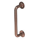 Rothley Angled Household Grab Rail Antique Copper 305mm