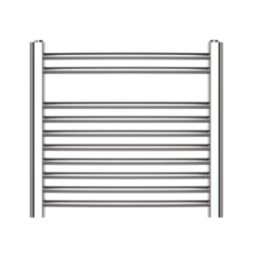 Blyss 500mm x 550mm 600BTU Chrome Curved  Towel Radiator