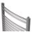 Blyss 500mm x 550mm 600BTU Chrome Curved  Towel Radiator