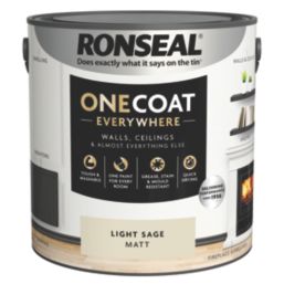 Ronseal 2.5Ltr Light Sage Matt Emulsion Multi Surface Paint