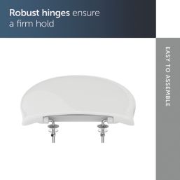 Ideal Standard Alto  Toilet Seat & Cover Duraplast White