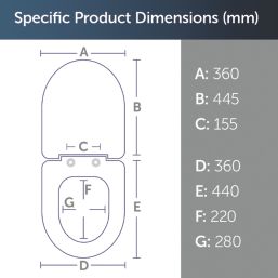 Ideal Standard Alto  Toilet Seat & Cover Duraplast White